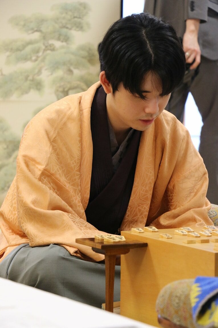 王将戦第7局の様子（写真は右に続きます）　©Shintaro Okawa