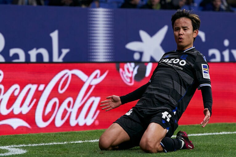 エスパニョール戦で大活躍した久保　©Getty Images