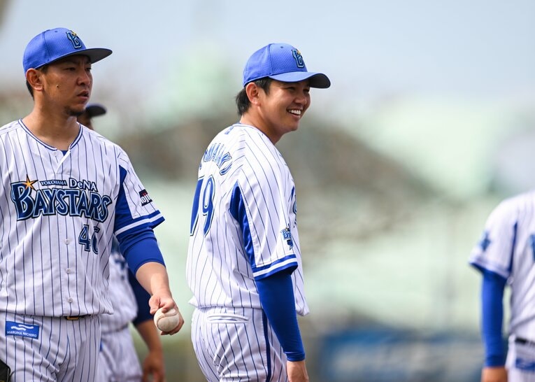 DeNA投手陣の兄貴的存在の山﨑も一目置く今永の存在　©Nanae Suzuki