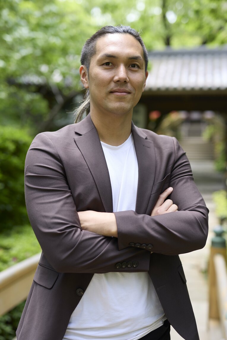 引退直後、インタビューに応じてくれた久保裕也（写真は右に続きます）　©Kiichi Matsumoto