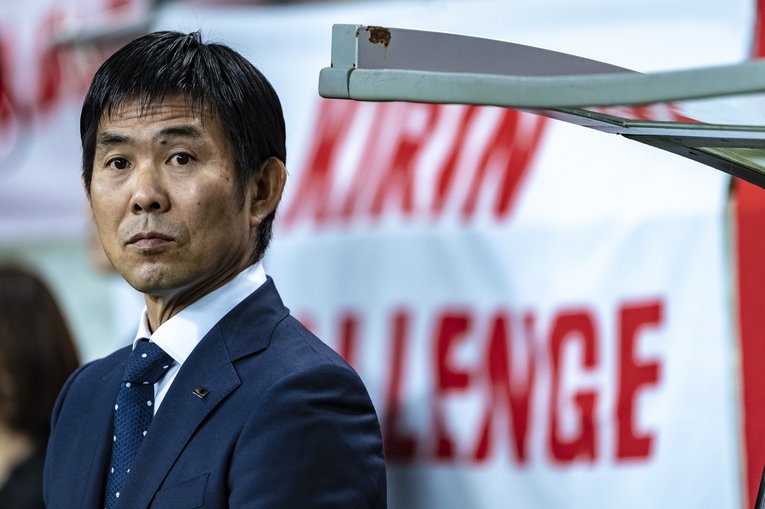 A代表も兼任している森保一監督　©Takuya Sugiyama