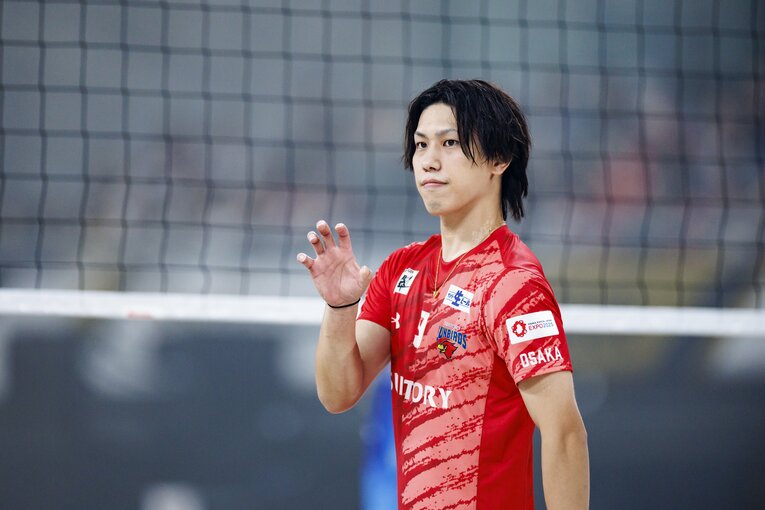 大宅真樹（サントリーサンバーズ大阪）　©︎Kiichi Matsumoto