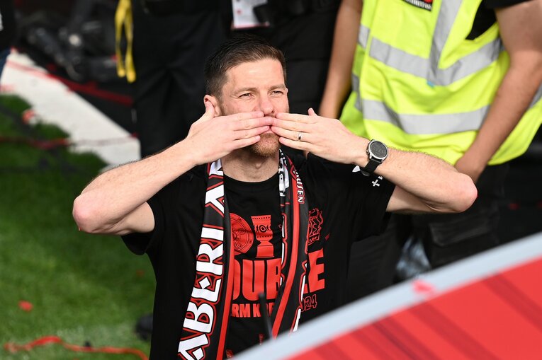 DFBポカール制覇で感情を抑えきれなくなり、観客にも投げキッス　©Getty Images