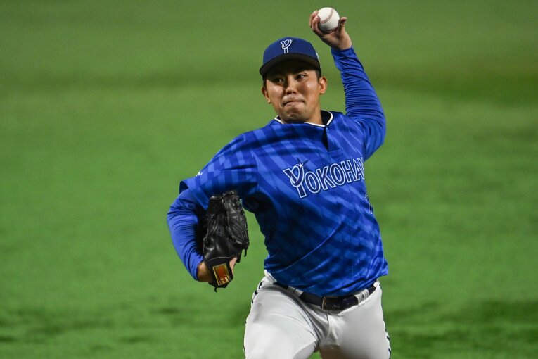 日本シリーズでも好投を見せているDeNAの東　©Nanae Suzuki