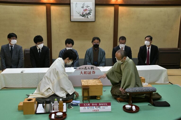 名人戦第4局2日目　　©日本将棋連盟
