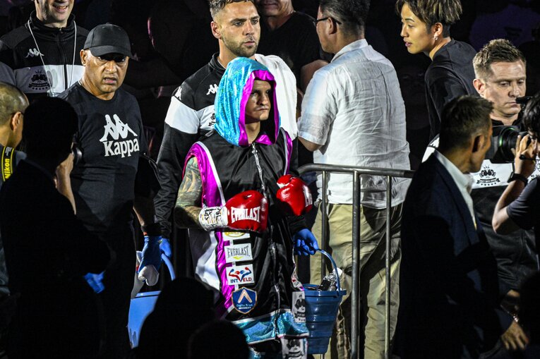 元2団体王者・田口良一に勝利したキャリアを持つ挑戦者のヘッキー・ブドラー　©Takuya Sugiyama