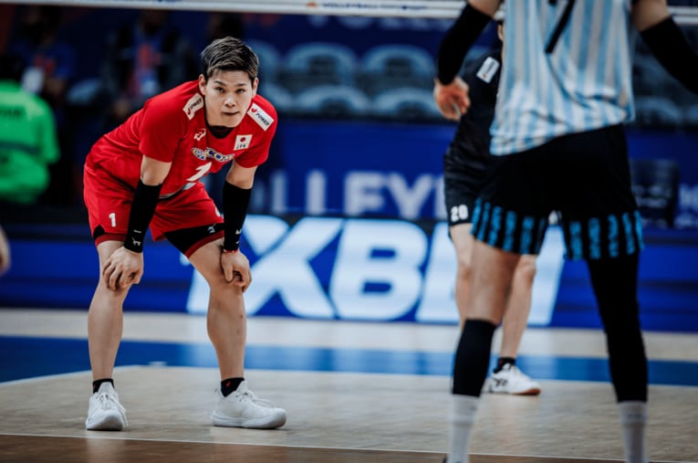 西田有志（VNLアルゼンチン戦）©︎Volleyball World