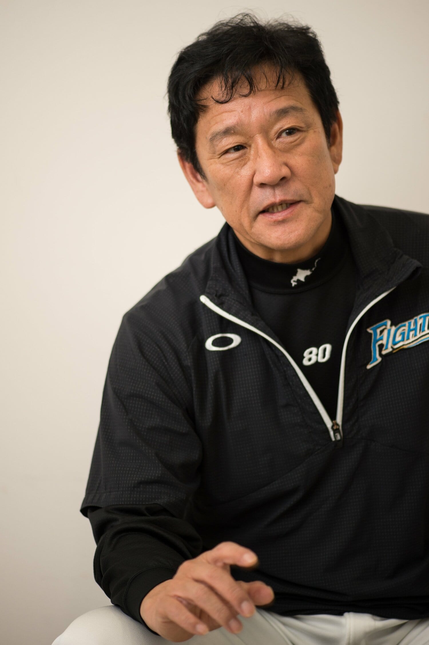 日本ハム監督時代（2018年）©Nanae Suzuki