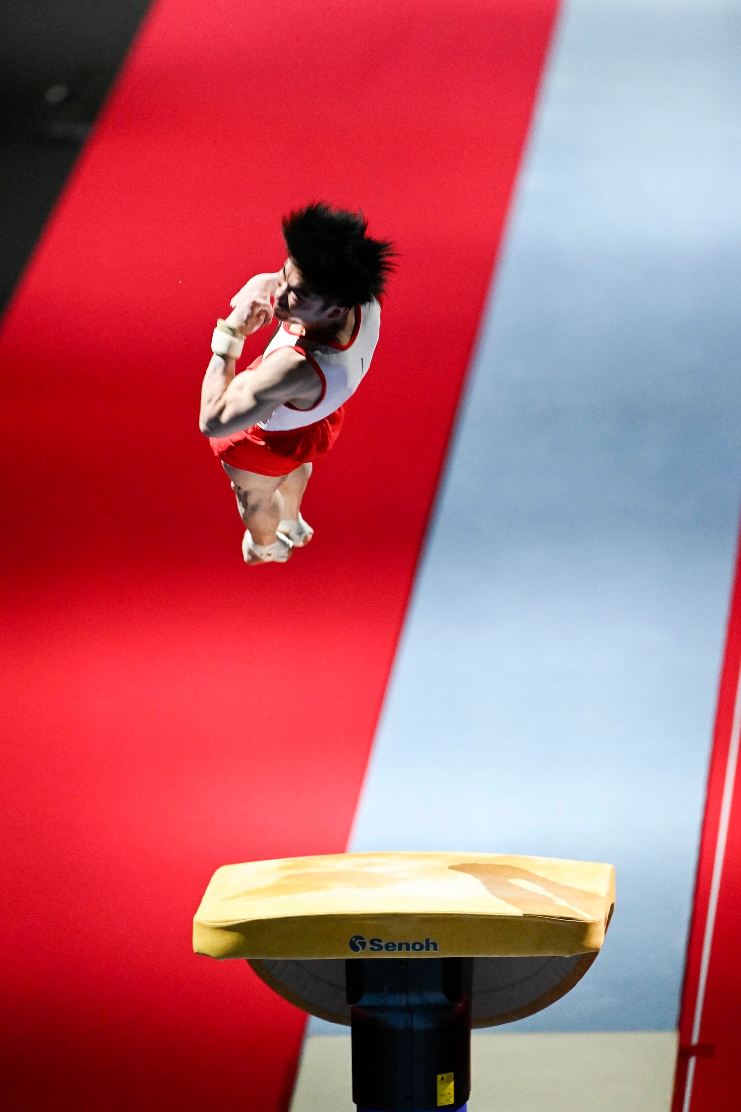 跳馬の演技 ©Asami Enomoto