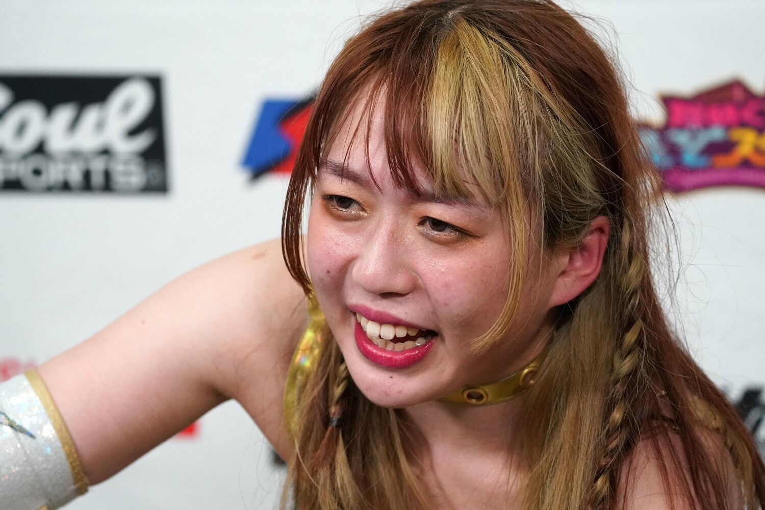 白いベルトとフェニックス・スプラッシュを死守した上谷沙弥は、舞華への思いを語った