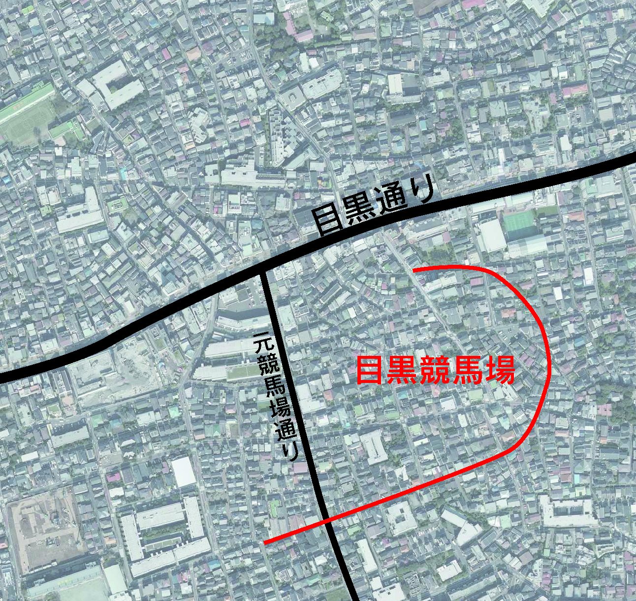 初の日本ダービーから2年で取り壊し 東京の 消えた競馬場 目黒のド真ん中にあった 目黒競馬場 今は何がある 3 4 競馬 Number Web ナンバー