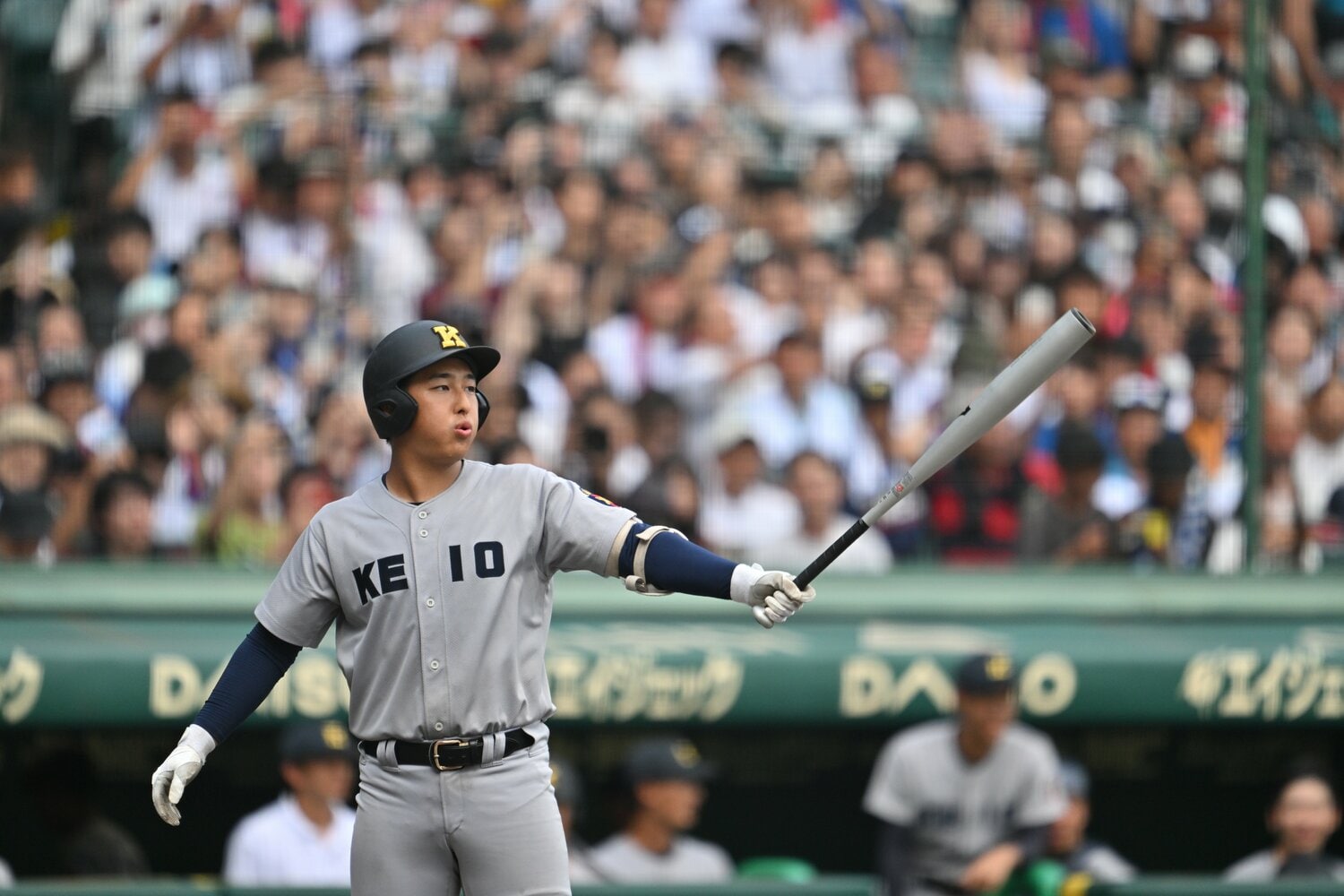 甲子園に出場し、話題となった清原　©Hideki Sugiyama