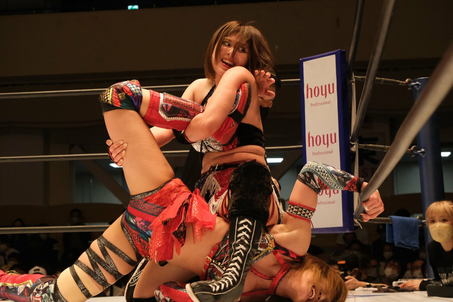 ワールド王者・朱里とは前哨戦から激しい攻防を展開　©Norihiro Hashimoto