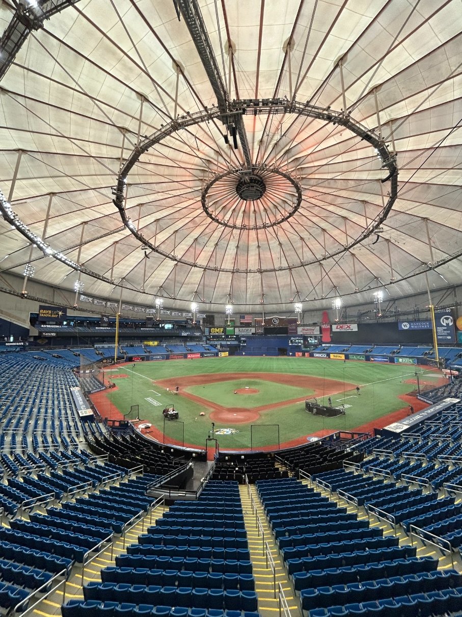 レイズの本拠地トロピカーナ・フィールド　©Naoyuki Yanagihara