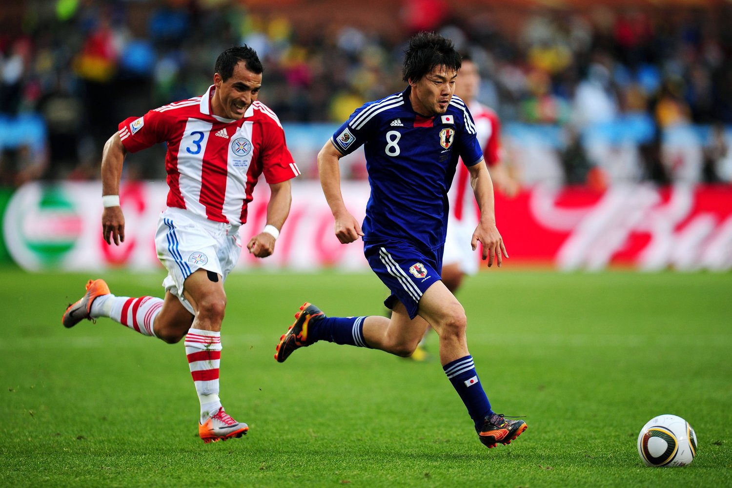 PK戦で惜しくも敗れた2010年のW杯南アフリカ大会・パラグアイ戦　©Getty Images