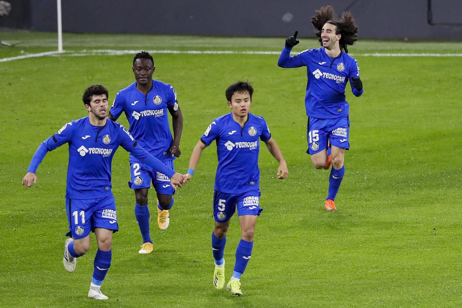 アレニャ（11番）は現在、ヘタフェで久保建英とチームメートになっている©Getty Images