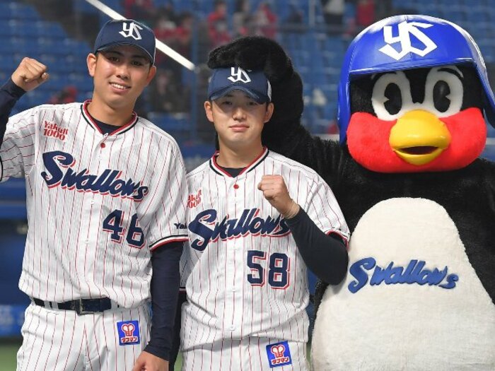 なぜ高卒ドラ5の20歳がスワローズのショート“1番手”に急浮上できた？ 3年前、高3だった長岡秀樹の衝撃ホームランが忘れられない＜Number Web＞ photograph by Sankei Shimbun