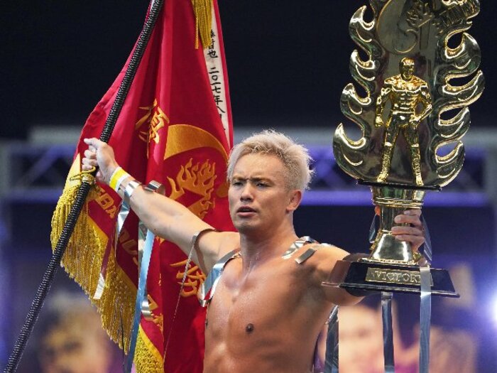 「新日本プロレスが存在している意味がない」オカダ・カズチカらは木谷オーナー“涙の猛ゲキ”にどう応える？ 真夏の『G1』で反転攻勢なるか＜Number Web＞ photograph by Essei Hara