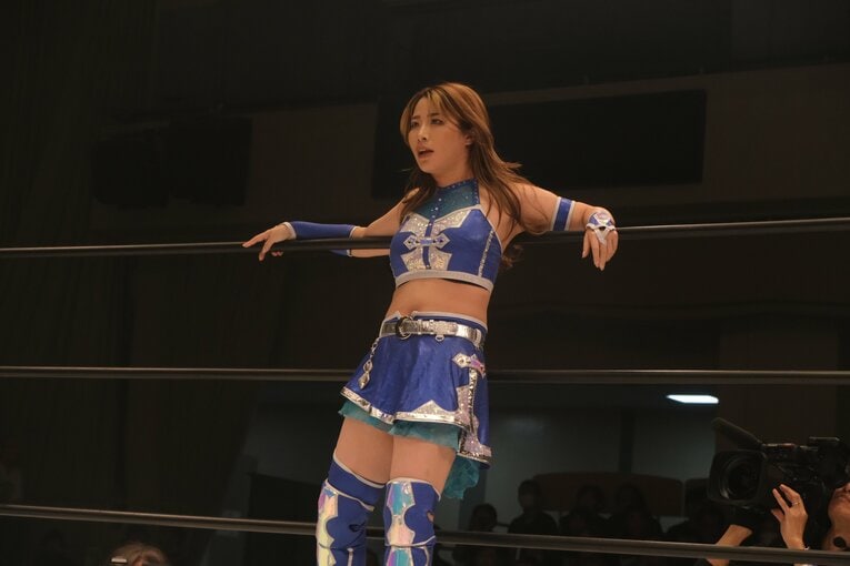 スターダムの大学生レスラー・妃南　©Norihiro Hashimoto