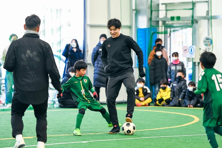 2022年東北人魂のサッカー教室　©︎Miki Sano