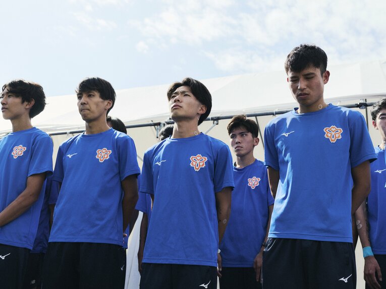 予選会での日体大　©Yuki Suenaga