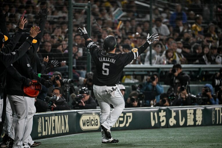 【日本シリーズ第3戦】ソフトバンク・山川穂高の2戦連続弾　©︎Nanae Suzuki