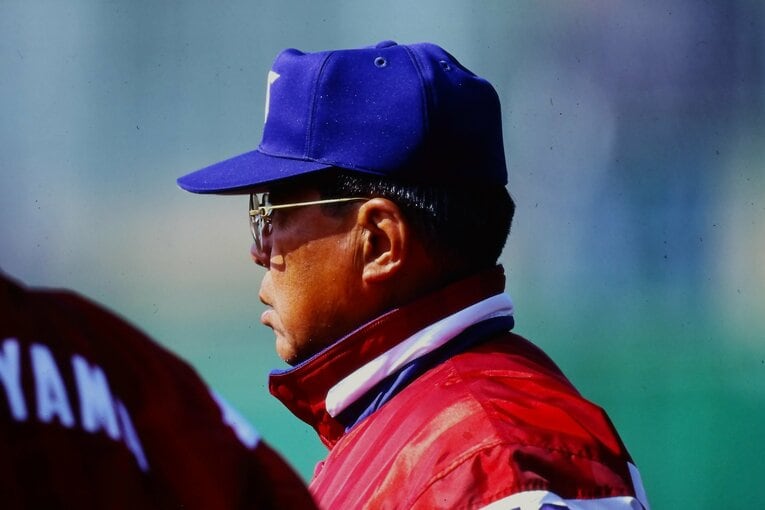 1992年頃の野村克也監督　©Koji Asakura