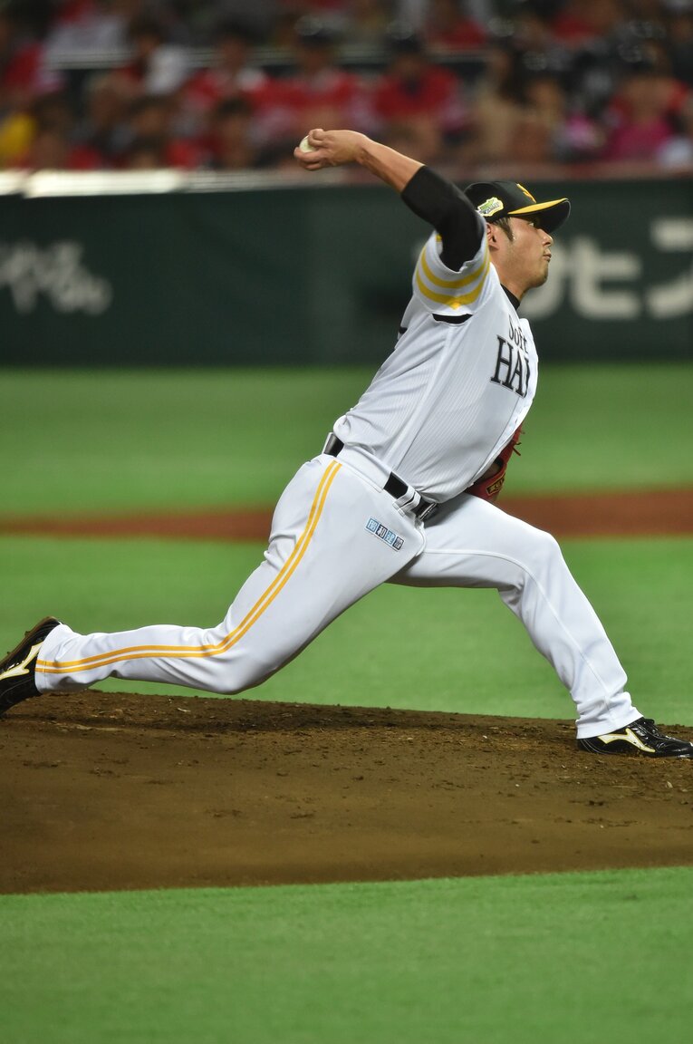 テイクバックの小さい投球フォーム（2014年撮影）　©Hideki Sugiyama