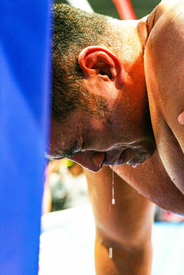 アーツに敗れたセフォーの苦悶の表情　©Susumu Nagao