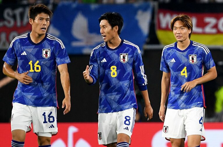 ドイツ戦でも安定したプレーを見せた（左から）冨安健洋、鎌田大地、板倉滉。日本代表のプレーをドイツ人記者はどう見た？ ／ photograph by picture alliance/Getty Images