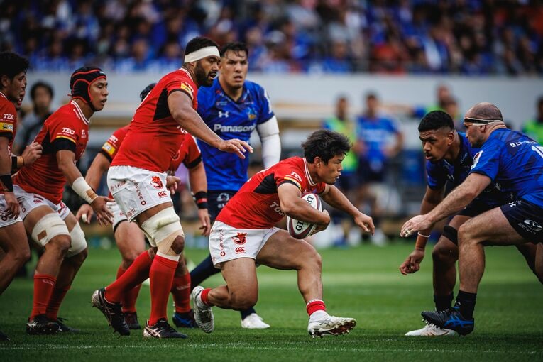眞野泰地（東芝ブレイブルーパス東京）©︎Kiichi Matsumoto