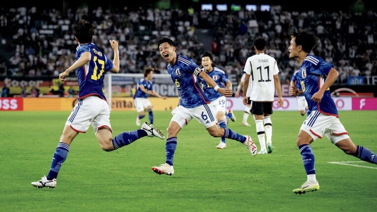 カタールW杯以来の再戦となったドイツに完勝。相手指揮官は翌日解任された　©Getty Images