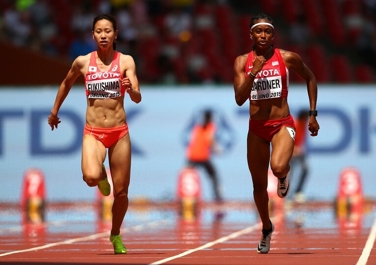 2015年世界世界陸上100m ©︎Getty Images