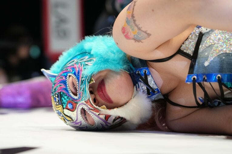 『5★STAR GP』開幕戦を落としたスターライト・キッド　©Essei Hara