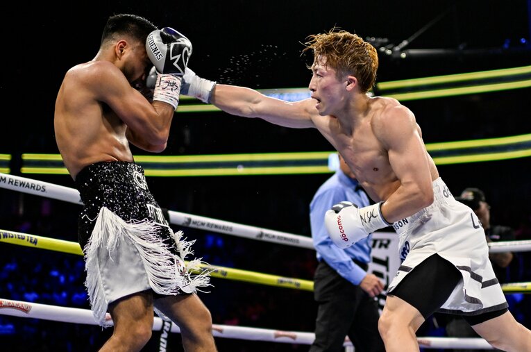 ラスベガスで行なわれた井上尚vs.ラモン・カルデナスの一戦のポイントを元世界王者・飯田覚士氏が徹底解説した ／ photograph by Hiroaki Finito Yamaguchi