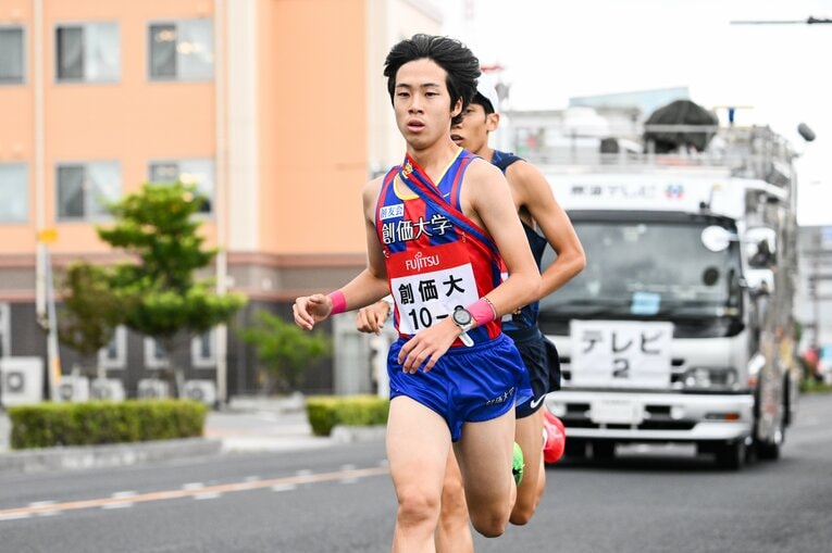 1年時にはさっそく出雲駅伝を走ったが、チームは留学生の不注意によるドーピング違反で失格となってしまった　©Nanae Suzuki