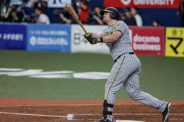 日本シリーズ第7戦で値千金の3ランを放ったノイジー　©Kiichi Matsumoto