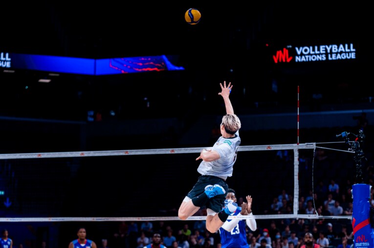 2023年ネーションズリーグ（フランス大会）©︎FIVB