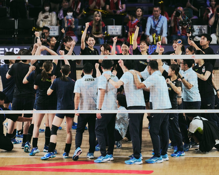 VNLセルビア戦　©︎Yuki Suenaga