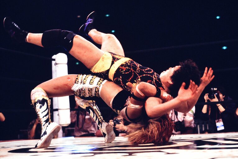 北斗晶vs神取忍。1993年4月2日、横浜アリーナ