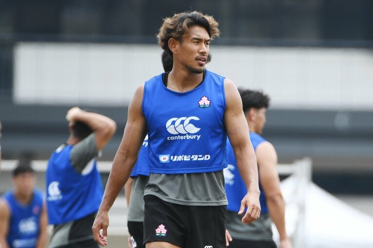 フランス大会を「集大成」と位置付けていたFB山中亮平（35歳）。残念ながら選外となったが、メンバー発表後、自身のSNSで2027年W杯への意欲を表明した　©︎Itaru Chiba/AFLO