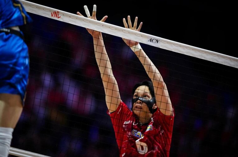 山内晶大（VNLイタリア戦）©Volleyball World