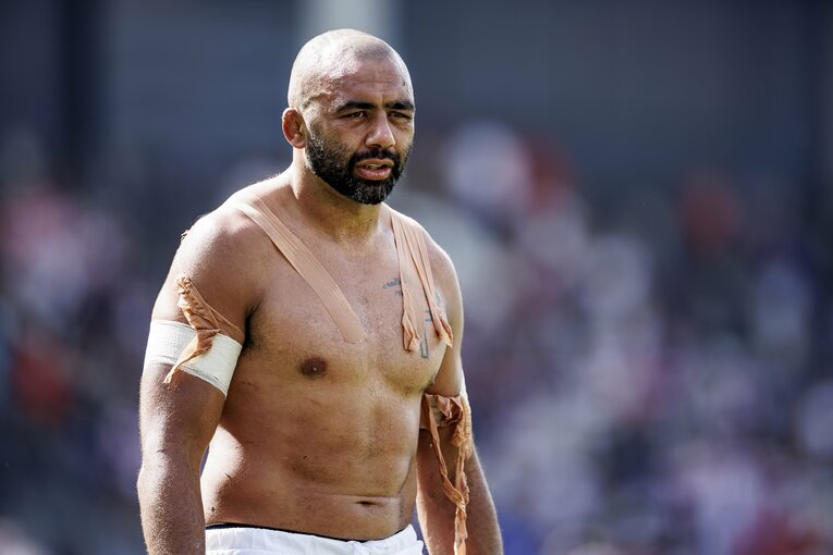 勝利後のリーチマイケル　©Kiichi Matsumoto