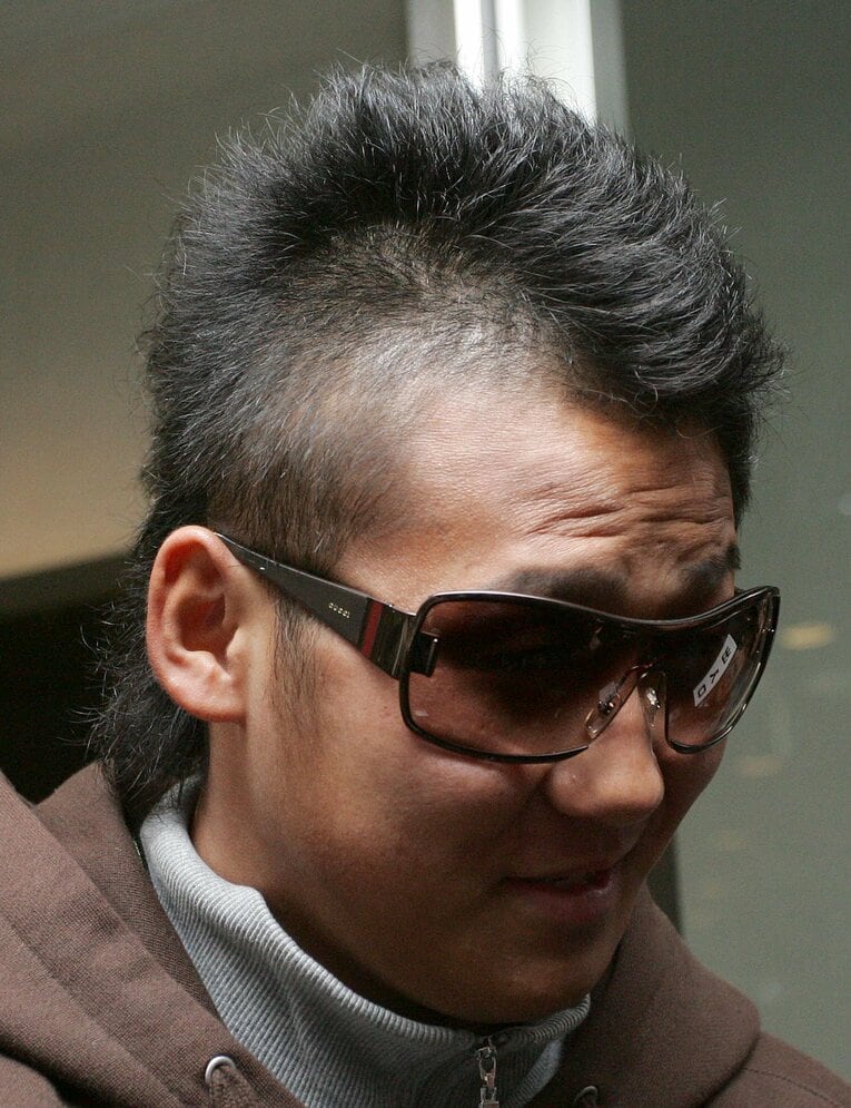 1年目…高校3年生の中田翔（2008年1月）　©Sankei Shimbun