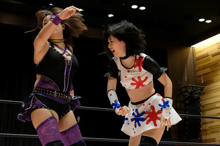 レスラー時代の黒崎セラ（YUMI）