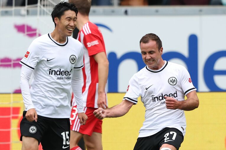 ゲッツェと鎌田　©Getty Images