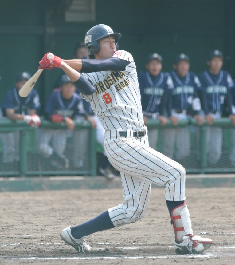 広島経済大時代の柳田悠岐　©Sankei Shimbun