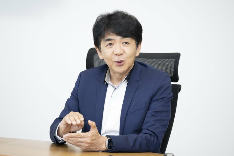 長年にわたりスポンサーをつとめてきた木下グループの木下直哉CEO ©Keiji Ishikawa
