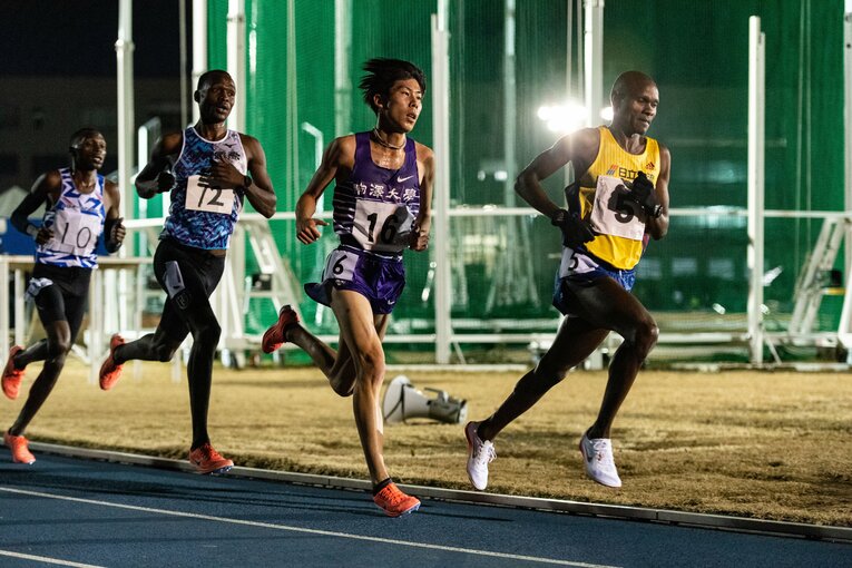 12月4日の日体大記録会1万mで27分23秒44、日本歴代2位の記録を叩き出した　©Nanae Suzuki