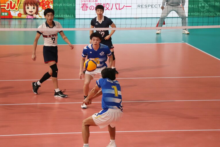 春高バレー2回戦／鳥取中央育英高校vs.慶應義塾高校